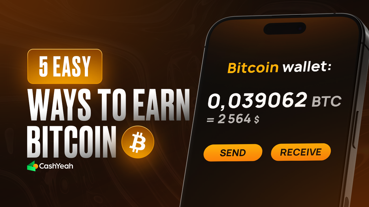 5 Easy Ways To Earn Bitcoins Cashyeah